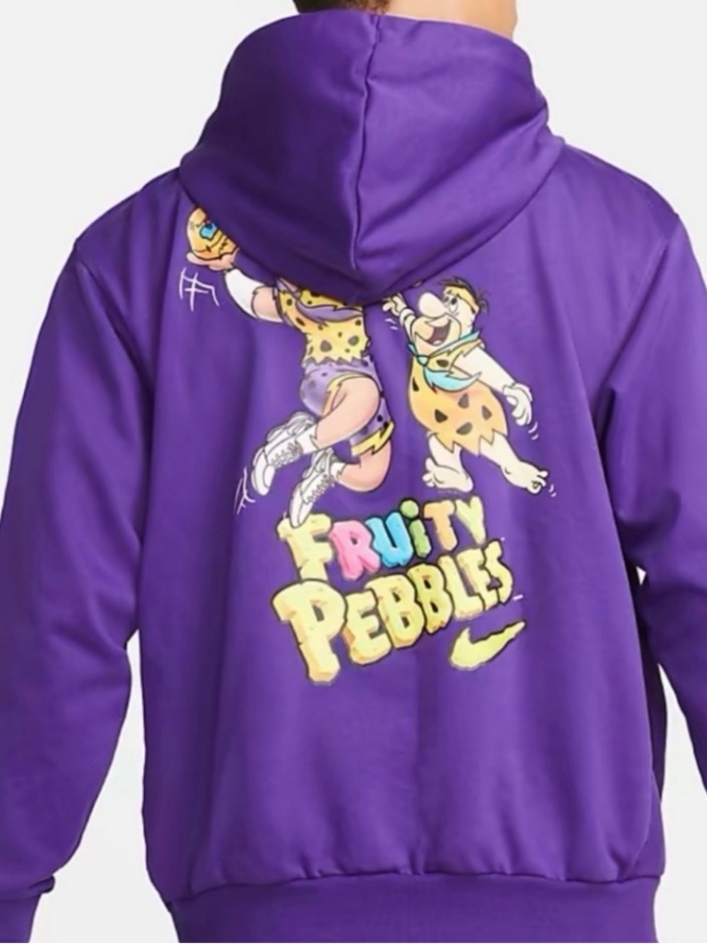 NIKE purple LeBron James Fruity Pebbles hoodie sweatshirt XL